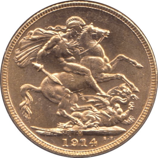 1914 GOLD SOVEREIGN ( AUNC ) MELBOURNE MINT - Sovereign - Cambridgeshire Coins