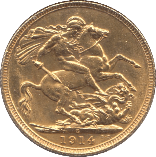 1914 GOLD SOVEREIGN ( AUNC ) SYDNEY MINT - Sovereign - Cambridgeshire Coins