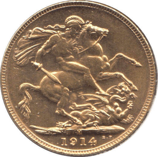 1914 GOLD SOVEREIGN ( UNC ) MELBOURNE MINT - Sovereign - Cambridgeshire Coins