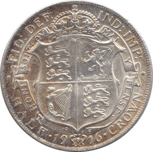 1914 HALFCROWN ( AUNC ) 4 - Halfcrown - Cambridgeshire Coins