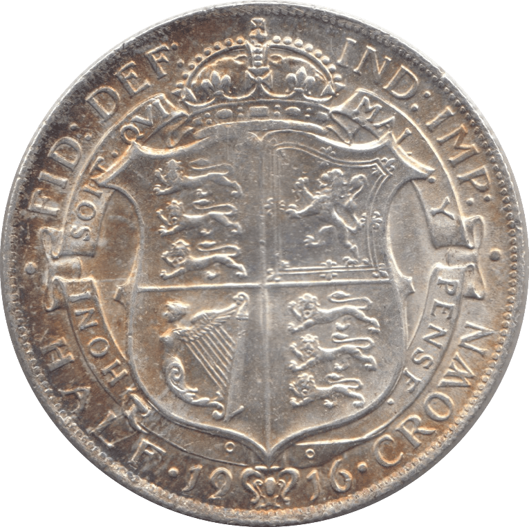 1914 HALFCROWN ( AUNC ) 4 - Halfcrown - Cambridgeshire Coins