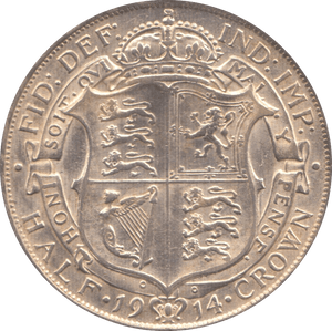 1914 HALFCROWN ( EF ) 2 - HALFCROWN - Cambridgeshire Coins