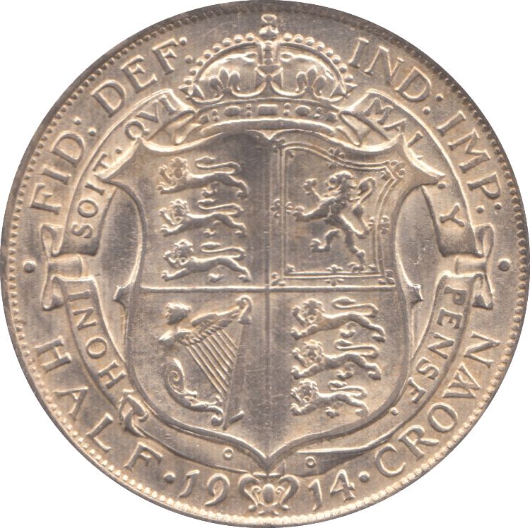 1914 HALFCROWN ( EF ) 2 - HALFCROWN - Cambridgeshire Coins