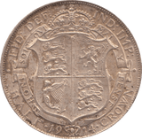 1914 HALFCROWN ( EF ) 4 - HALFCROWN - Cambridgeshire Coins