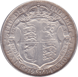 1914 HALFCROWN ( EF ) B - Halfcrown - Cambridgeshire Coins