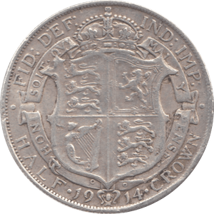 1914 HALFCROWN ( GF ) 10 - Halfcrown - Cambridgeshire Coins