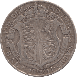 1914 HALFCROWN ( GF ) 1 - Halfcrown - Cambridgeshire Coins