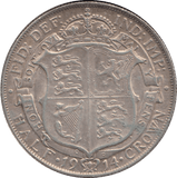 1914 HALFCROWN ( GVF ) 4 - Halfcrown - Cambridgeshire Coins