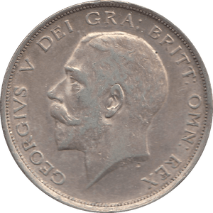 1914 HALFCROWN ( GVF ) 4 - Halfcrown - Cambridgeshire Coins