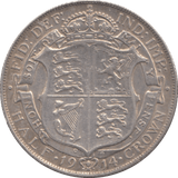1914 HALFCROWN ( GVF ) 6 - Halfcrown - Cambridgeshire Coins