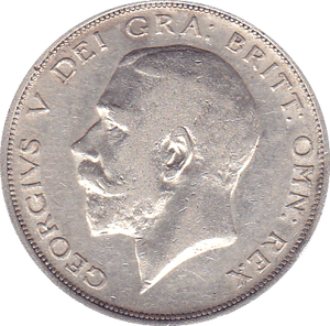 1914 HALFCROWN ( GVF ) A - Halfcrown - Cambridgeshire Coins