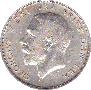 1914 HALFCROWN ( GVF ) A - Halfcrown - Cambridgeshire Coins