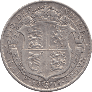 1914 HALFCROWN ( VF) 5 - Halfcrown - Cambridgeshire Coins
