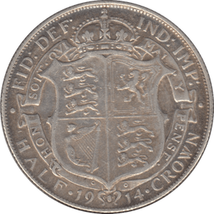 1914 HALFCROWN ( VF ) 7 - Halfcrown - Cambridgeshire Coins