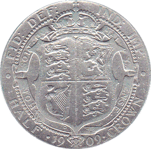 1914 HALFCROWN ( VF ) - Halfcrown - Cambridgeshire Coins