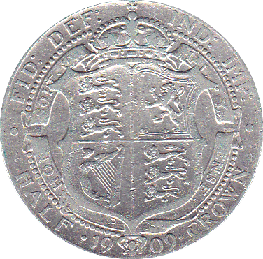 1914 HALFCROWN ( VF ) - Halfcrown - Cambridgeshire Coins
