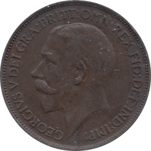 1914 HALFPENNY ( GVF ) 1 - Halfpenny - Cambridgeshire Coins
