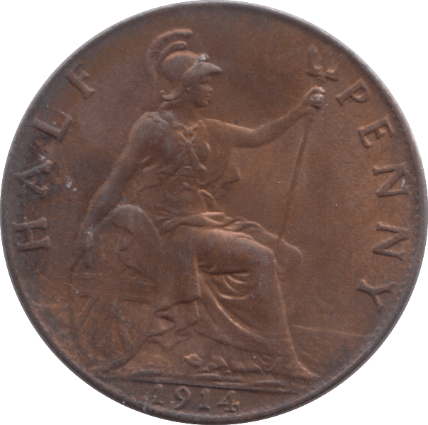 1914 HALFPENNY ( UNC ) - Halfpenny - Cambridgeshire Coins
