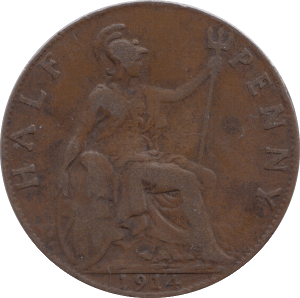 1914 HALFPENNY ( VF ) - HALFPENNY - Cambridgeshire Coins