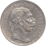 1914 HUNGARY SILVER ONE KORONA - SILVER WORLD COINS - Cambridgeshire Coins
