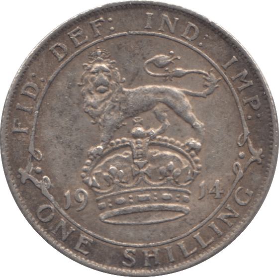 1914 SHILLING ( AUNC ) - Shilling - Cambridgeshire Coins