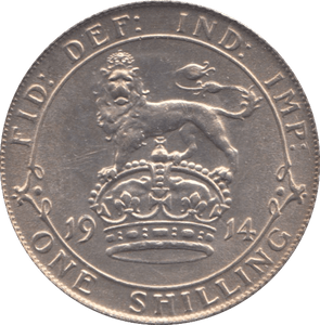 1914 SHILLING ( AUNC ) - Shilling - Cambridgeshire Coins