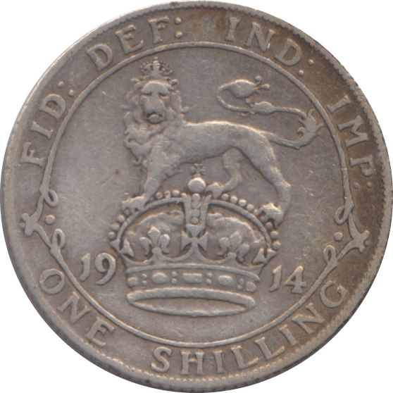 1914 SHILLING ( FINE ) 6 - Shilling - Cambridgeshire Coins