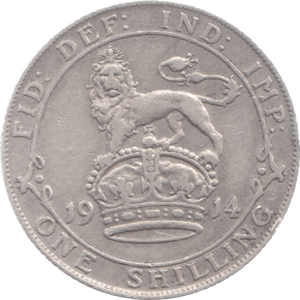 1914 SHILLING ( GF ) 9 - Shilling - Cambridgeshire Coins