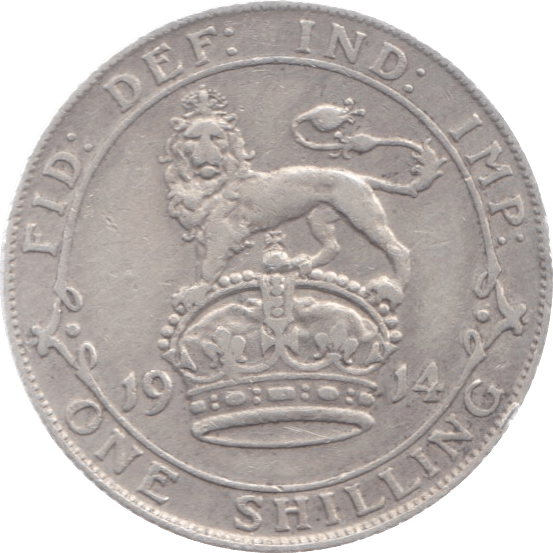 1914 SHILLING ( GF ) 9 - Shilling - Cambridgeshire Coins
