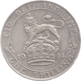 1914 SHILLING ( GF ) 9 - Shilling - Cambridgeshire Coins
