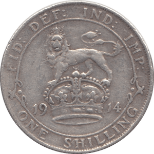 1914 SHILLING ( GF ) - Shilling - Cambridgeshire Coins