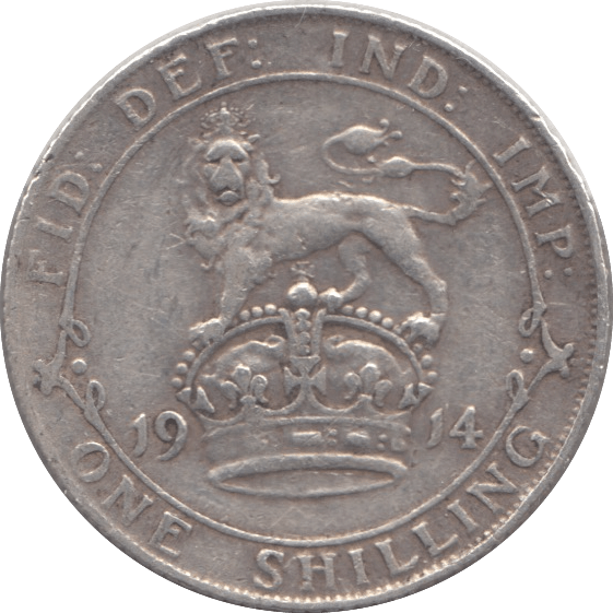 1914 SHILLING ( GF ) - Shilling - Cambridgeshire Coins