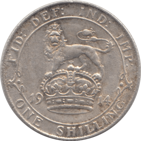 1914 SHILLING ( GVF ) 7 - Shilling - Cambridgeshire Coins