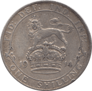 1914 SHILLING ( GVF ) - Shilling - Cambridgeshire Coins