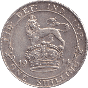 1914 SHILLING ( GVF ) - Shilling - Cambridgeshire Coins