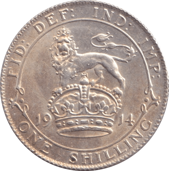 1914 SHILLING ( UNC ) - Shilling - Cambridgeshire Coins