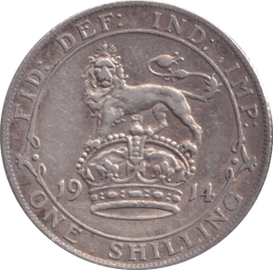 1914 SHILLING ( VF ) - Shilling - Cambridgeshire Coins