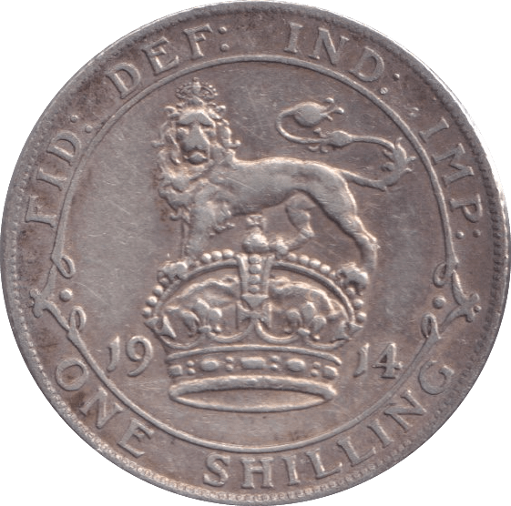 1914 SHILLING ( VF ) - Shilling - Cambridgeshire Coins
