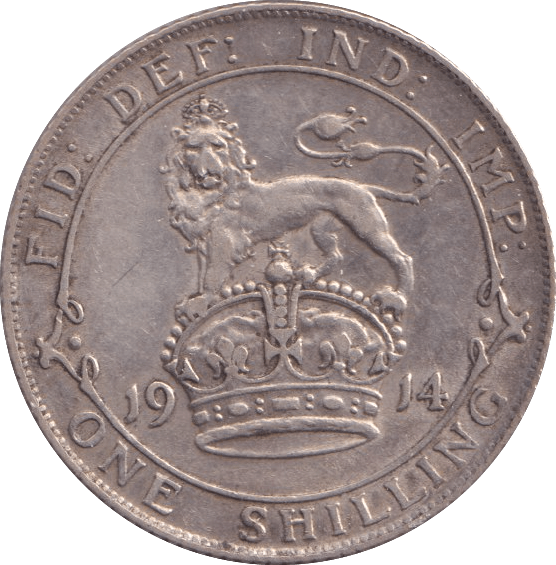 1914 SHILLING ( VF ) - Shilling - Cambridgeshire Coins