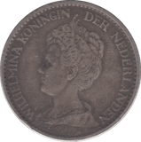 1914 SILVER 1 GUILDER NETHERLANDS - SILVER WORLD COINS - Cambridgeshire Coins