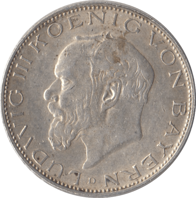 1914 SILVER 2 MARKS GERMANY - SILVER WORLD COINS - Cambridgeshire Coins