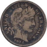 1914 SILVER DIME USA - SILVER WORLD COINS - Cambridgeshire Coins