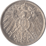 1914 SILVER ONE MARK GERMANY - SILVER WORLD COINS - Cambridgeshire Coins