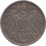 1914 SILVER ONE MARK GERMANY - WORLD SILVER COINS - Cambridgeshire Coins
