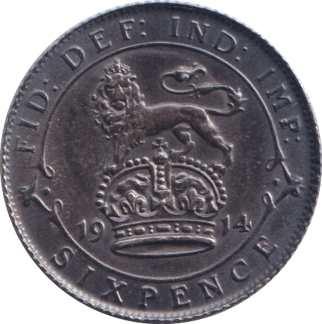 1914 SIXPENCE ( AUNC ) - Sixpence - Cambridgeshire Coins