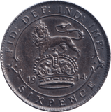 1914 SIXPENCE ( AUNC ) - Sixpence - Cambridgeshire Coins