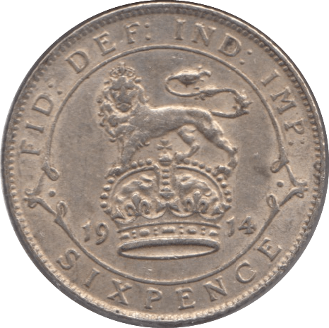 1914 SIXPENCE ( EF ) - Sixpence - Cambridgeshire Coins