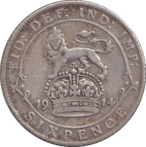 1914 SIXPENCE ( FINE ) 2 - Sixpence - Cambridgeshire Coins