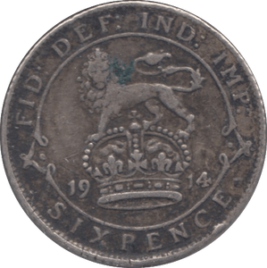 1914 SIXPENCE ( FINE ) 3 - Sixpence - Cambridgeshire Coins
