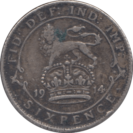 1914 SIXPENCE ( FINE ) 3 - Sixpence - Cambridgeshire Coins